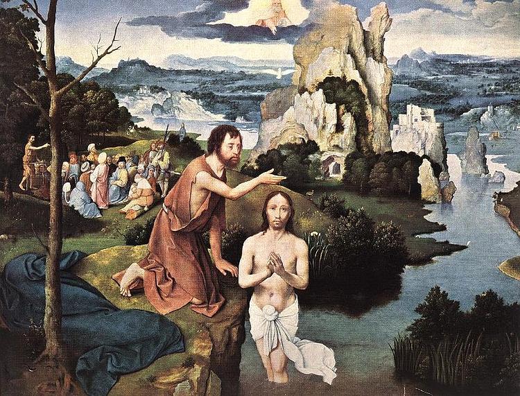 Joachim Patinir Baptism of Christ oil painting picture